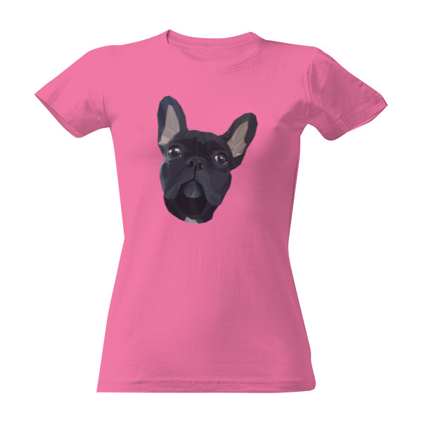 Tričko s potiskem Francouzský buldoček barevný