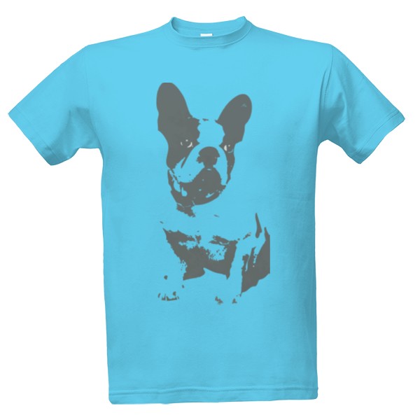 Tričko s potiskem Francouzský buldoček