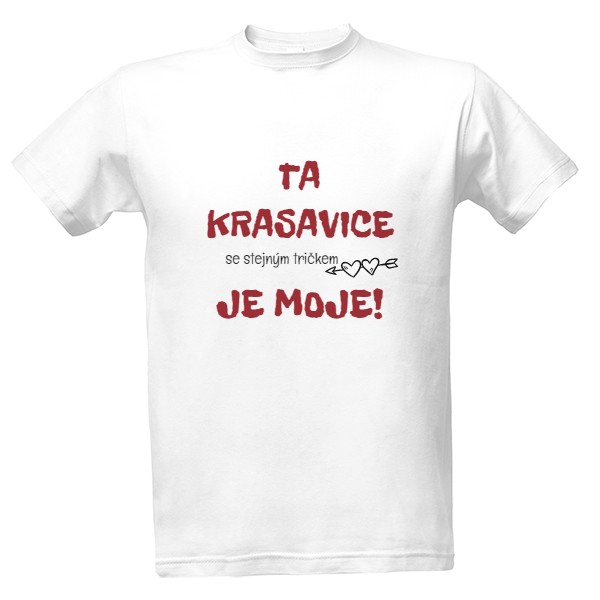 Tričko s potiskem Tričko pro páry_pro něj